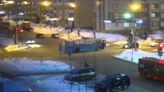 preview picture of video 'ДТП 31/01/2015 Казань, перекресток Глушко-Бигичева'