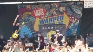 Secrets - Rise Up (Live) Pomona Vans Warped Tour 2016