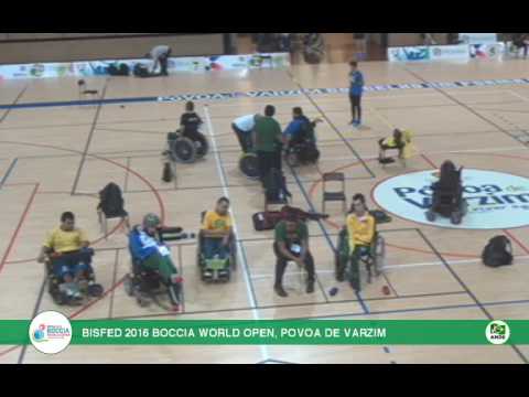 BRASIL no BISFED 2016 BOCCIA WORLD OPEN, POVOA DE VARZIM - 1º dia