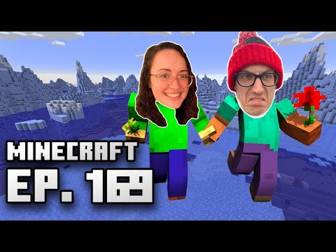 Minecraft BLIND Let's Play [Ep. 169] -- Ryan and Meg's First Time Playing Minecraft Survival!