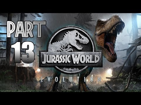 JURASSIC WORLD EVOLUTION Walkthrough Gameplay Part 13 - MONORAIL (PS4 Pro)