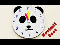 Kartondan Saat Yapımı (Panda Şeklinde Saat) - Saati Öğreniyorum