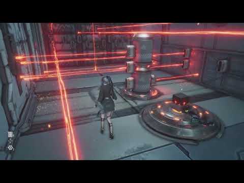 Stellar Blade how to avoid laser at Raphael space center