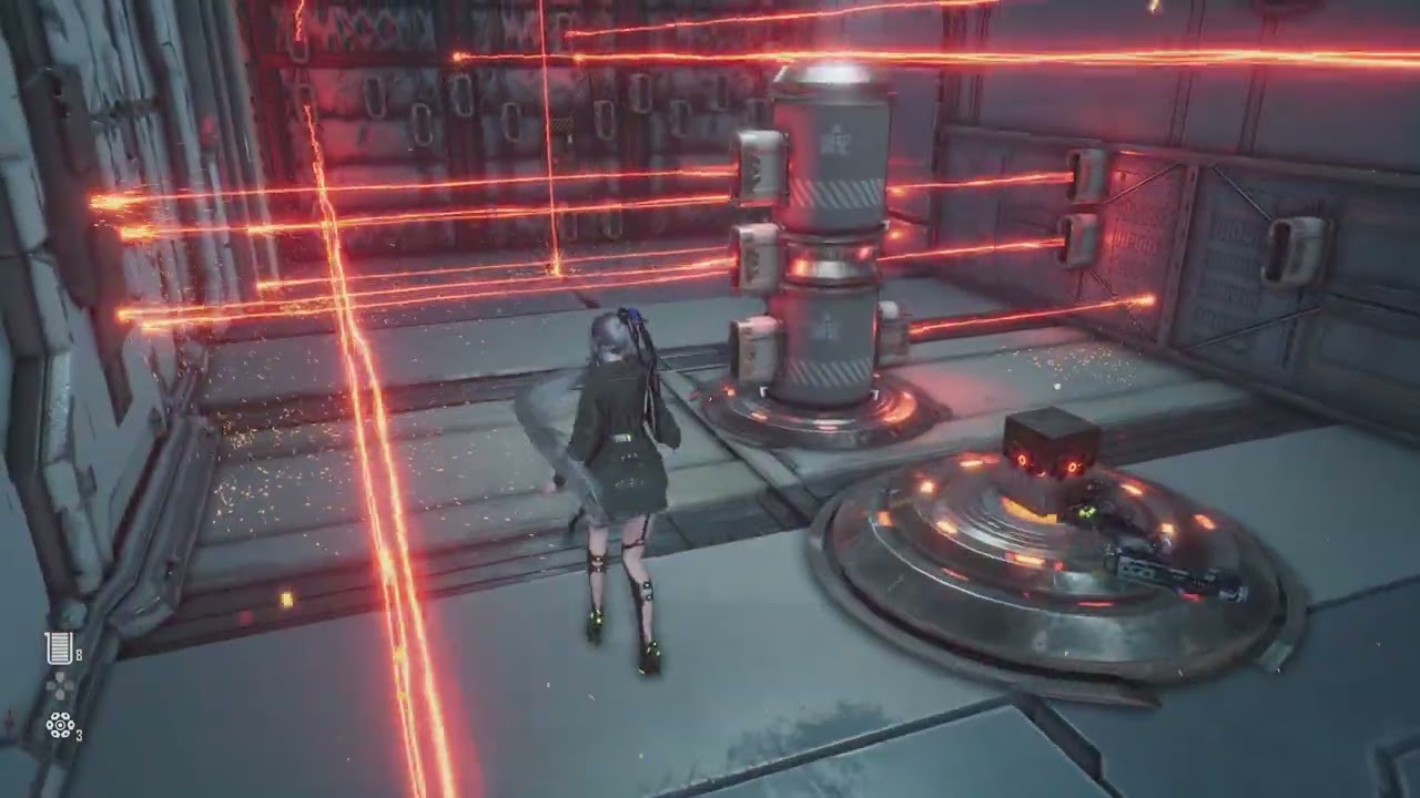 Stellar Blade how to avoid laser at Raphael space center