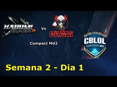 KaBuM.Black x Dexterity - CBLOL 2015 - S2 D1