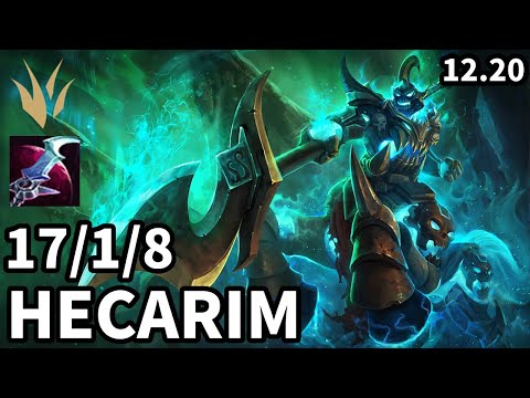 Hecarim Jungle vs Kindred - Ranked Grandmaster - Patch KR 12.20