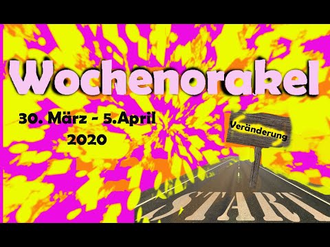 Wochenorakel 30.3. - 5.4.2020 - 🦋 🍀Veränderung-Wandlung🍀🦋