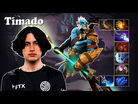 Timado - Phantom Lancer Safelane with SabeRLight Doom | Dota 2 7.31d Gameplay