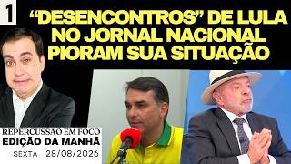 1# LULA SE ENTERRA NO JORNAL NACIONAL, DIFERENÇA ENTRE O QUE AFIRMA E REALIDADE, FOTO COM LOBISTA