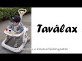 Tavalax reguliuojama vaikiška vaikštynė su žaidimų pultu ir saugumo sistema