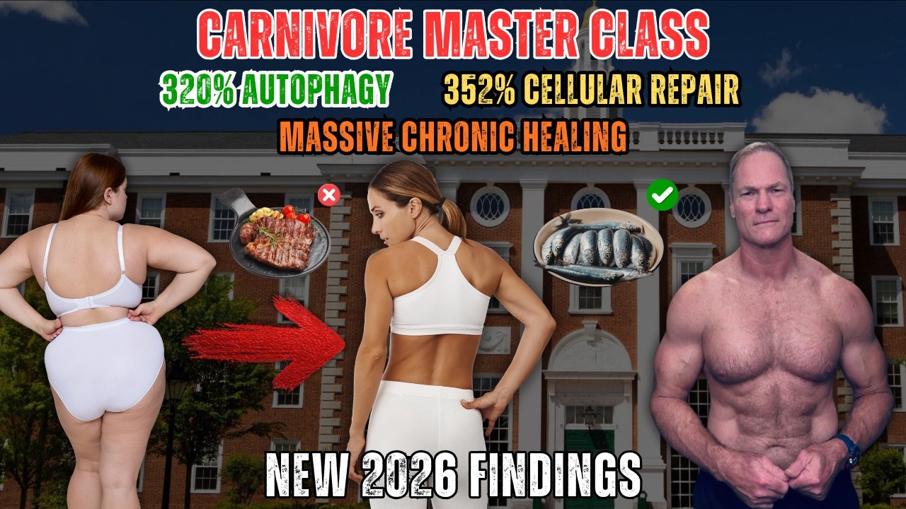 Video thumbnail for 🔴Breaking: Sardines Cause 320% Autophagy & Cellular Repair [New 2026 Findings]