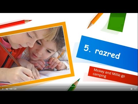 Peti razred - Mickey and Millie go camping