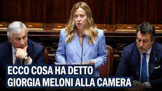 COMUNICAZIONI DI GIORGIA MELONI ALLA CAMERA IN VISTA DEL CONSIGLIO EUROPEO DEL 18 E 19 GIUGNO