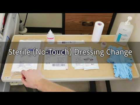 Sterile Dressing Change No Touch technique