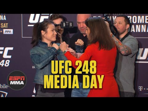 UFC 248 Media Day Faceoffs | ESPN MMA