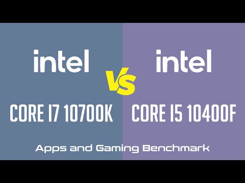 Intel Core i7 10700K vs Intel Core i5 10400F - Apps & Gaming Benchmark (RTX 3090)