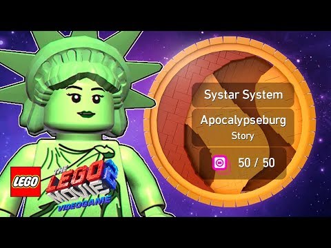 The LEGO Movie 2 Videogame 100% Gameplay Walkthrough - Apocalypseburg 50/50