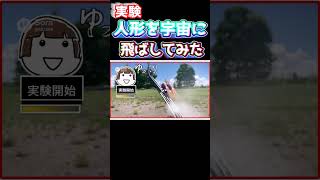 【実験】人形をジェットコースターに乗せて宇宙に飛ばしてみた【ゆっくり解説】