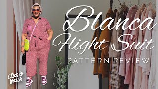 PATTERN REVIEW: Blanca Flight Suit for Plus Size Bodies