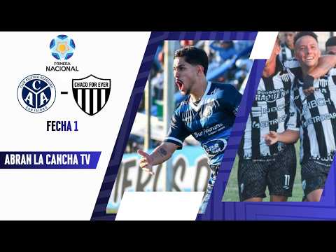 EN VIVO - ACASSUSO VS CHACO FOR EVER / FECHA 1 - PRIMERA NACIONAL