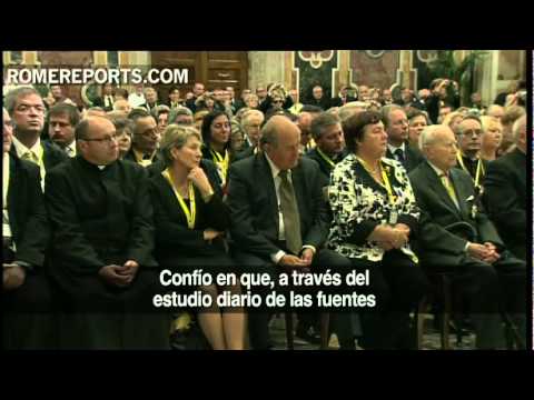 Papa recibe a Fundación creada por Juan Pablo II durante la Guerra Fría