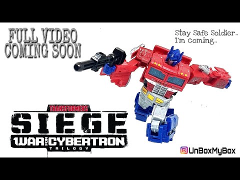 OPTIMUS PRIME WFC-S11 TRANSFORMERS SIEGE WAR FOR CYBERTRON TRILOGY HASBRO VOYAGER CLASS