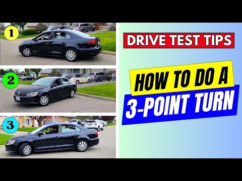 3 POINT TURN - How to do a Three Point Turn || A Step by Step Guide || TORONTO DRIVERS