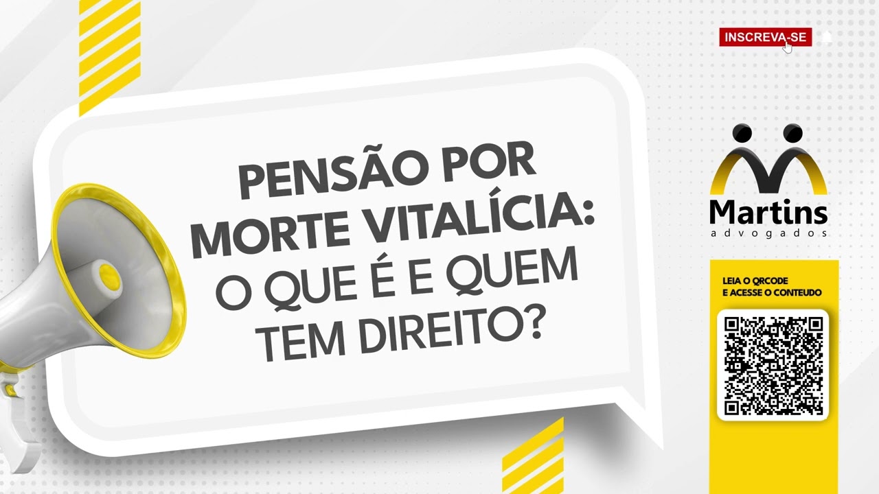 Pensão por Morte Vitalícia é direito de quem?