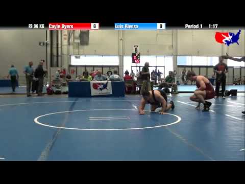 Cayle Byers vs. Luis Rivera at 2013 Las Vegas/ASICS U.S. Open