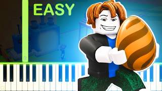 STEAL AN EGG THEME - EASY Piano Tutorial