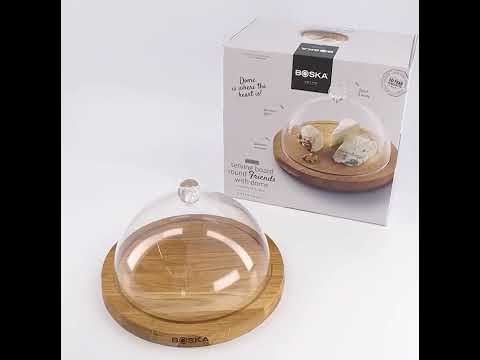 Дошка з кришкою Serving Board Round Friends with Dome - фото 1 - id-p2425868567