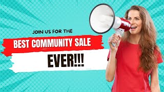 LIVE Community Sale  - It