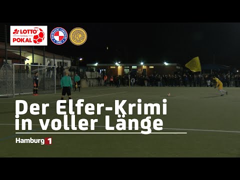 Landespokal Hamburg: Achtelfinale Eintracht Lokstedt v FC Alsterbrüder Das Elfmeterschießen im Video