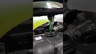 coolant 50% +dest water 50% mix