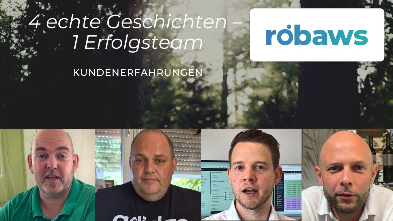 Robaws-Erfahrungen: 4 Kunden - 4 Erfolgsgeschichten