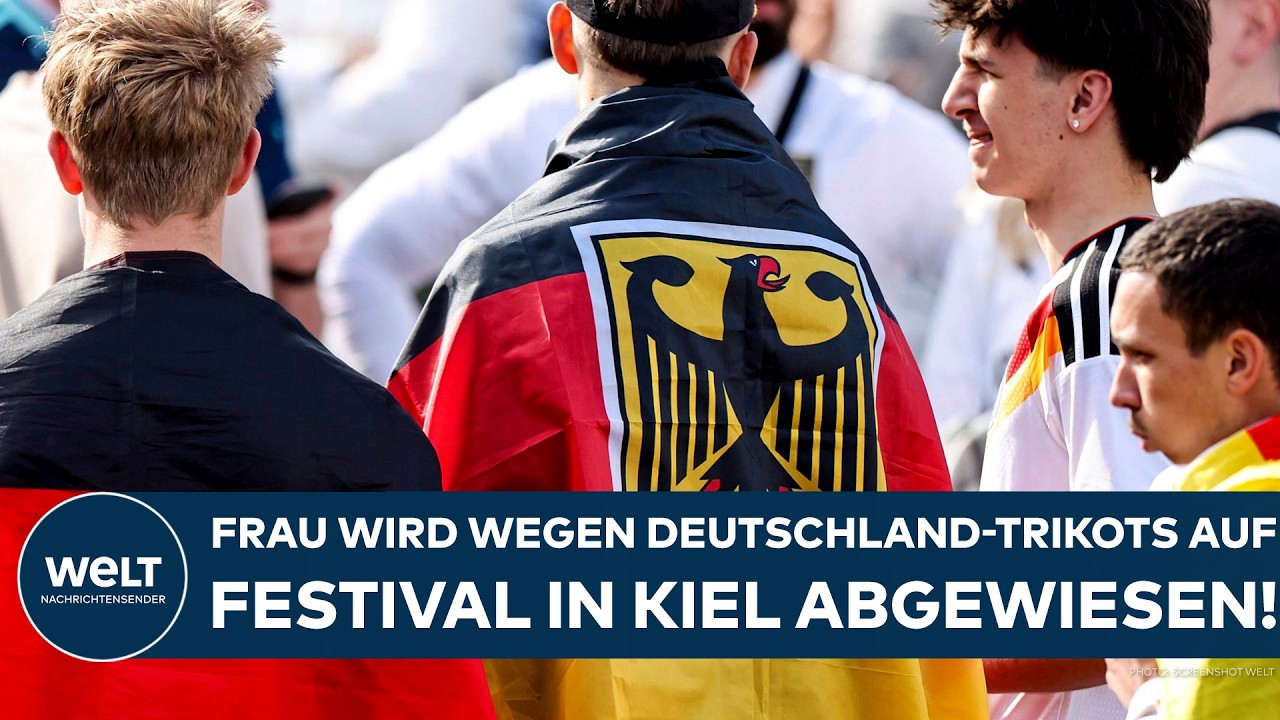 AUFREGUNG IN KIEL: Frau wird wegen Deutschland-Trikots auf Festival abgewiesen!