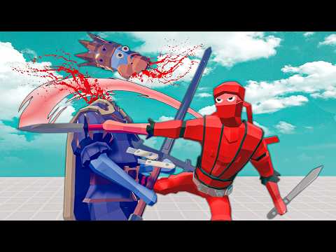 NINJA MASTER vs EVERY UNIT | Totally Accurate Battle Simulator-TABS
