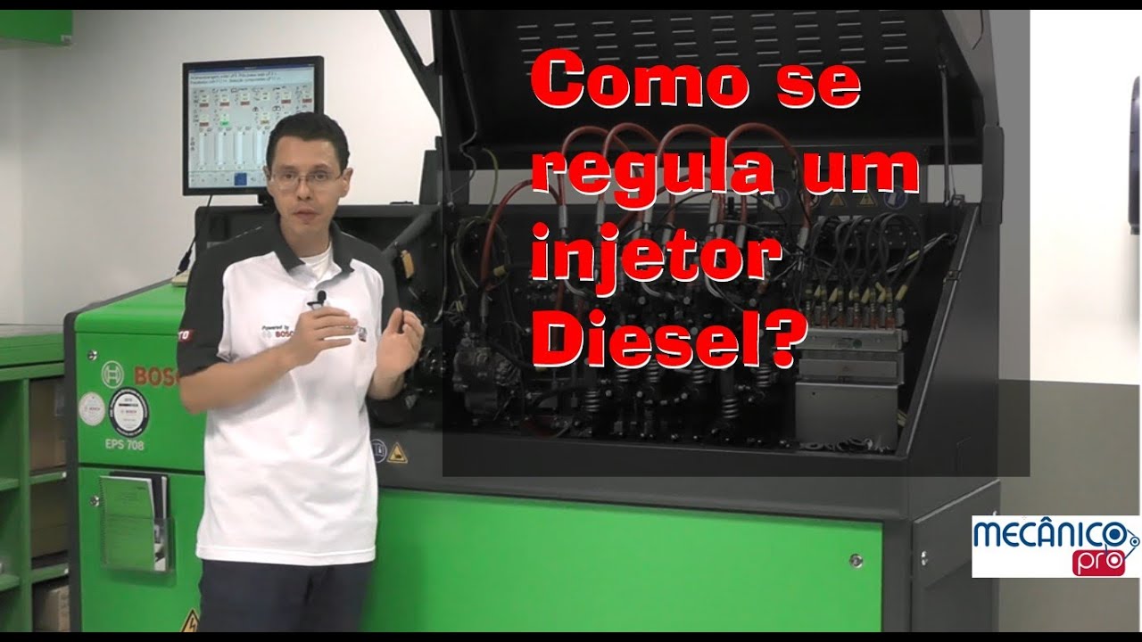 Como se regula um injetor Diesel?