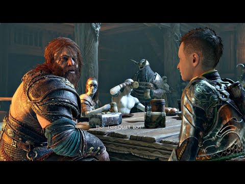 All Scenes of THOR Saving Atreus - God of War 5 Ragnarok PS5 (4K 60FPS)