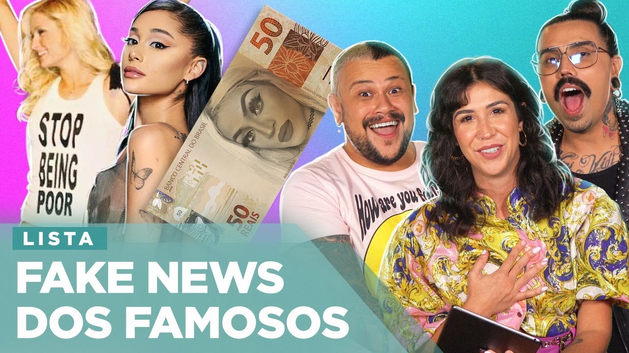 AS FAKE NEWS MAIS BIZARRAS DOS FAMOSOS feat. Diva Depressão | Foquinha