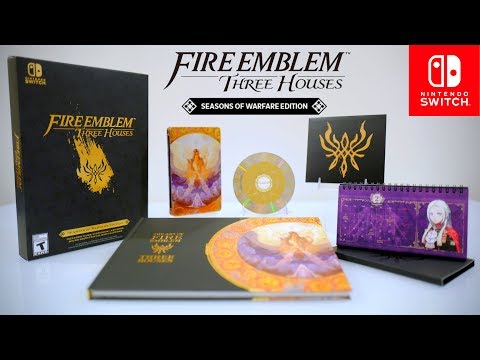 HANDS ON Fire Emblem Three Houses SEASONS OF WARFARE EDITION Unboxing