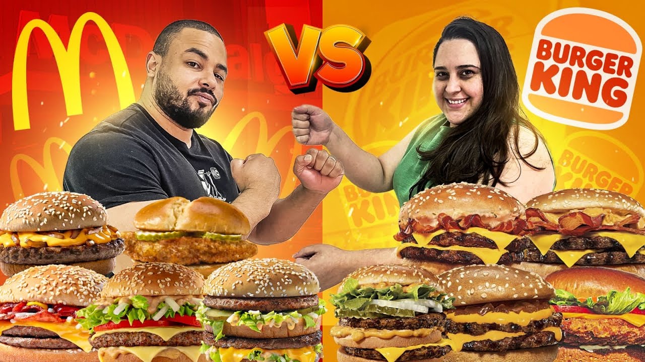 MC DONALDS VS BURGER KING / QUAL O MELHOR LANCHE?