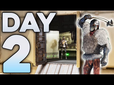 SOLO RAIDING a TRIBE who LEFT THEIR DOOR OPEN! - ARK Ascended PvP