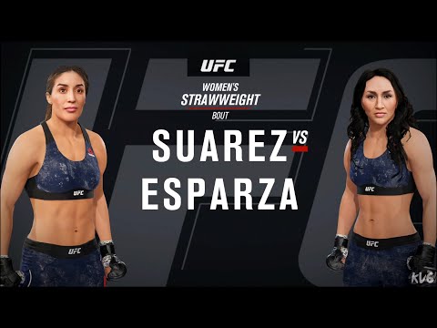 EA Sports UFC 4 - Tatiana Suarez vs Carla Esparza - Gameplay (PS4 HD) [1080p60FPS]