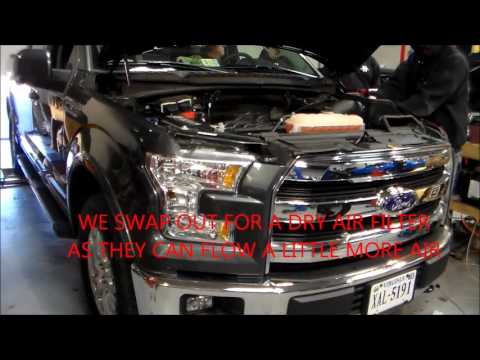 2015-2017 5.0 F150 JLT intake dyno test CAI-F15050-15