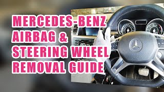 How to remove Airbag and Steering Wheel on Mercedes-Benz