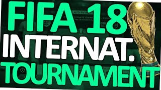 FIFA 18 - How to play international Tournament (e.G. World Cup)