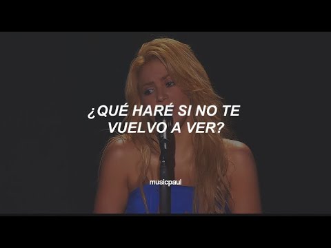 Shakira - Antes de las Seis [Letra] (Live From Paris)