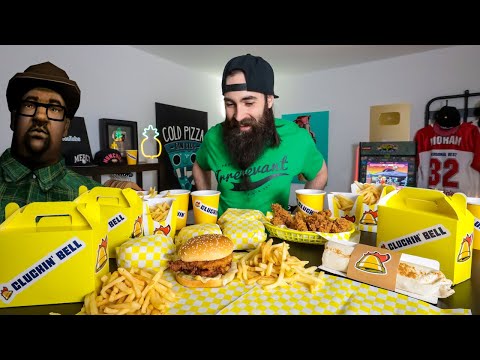 BIG SMOKE'S HUGE DRIVE-THRU ORDER CHALLENGE | THE CLUCKIN' BELL MEAL FROM GTA | BeardMeatsFood