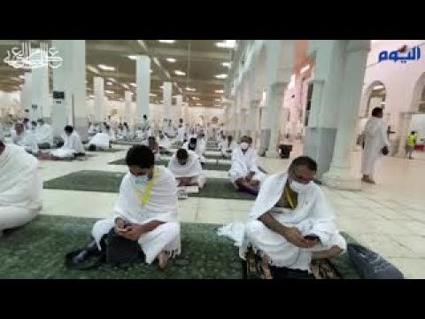 شاهد.. آليات دقيقة لتوزيع الحجاج داخل مسجد نمرة